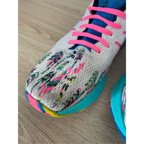 ASICS Gel-Nimbus 24 Running Shoes Women 9.5 Multi Tropical‎ Print Streetwear Y2K - Picture 5 of 11